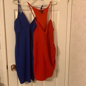 Bundle of 2 revamped bodicon mini dresses